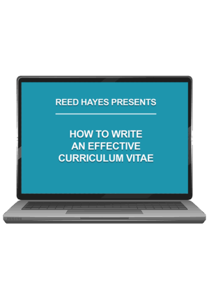 How To Write An Effective Curriculum Vitae